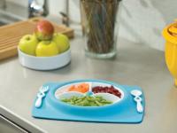 Skip Hop Mate Feeding Plate and Utensils儿童餐盘+餐具套装