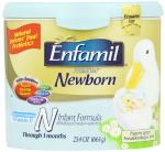 Enfamil美赞臣Newborn Infant formula Tub，0-3个月新生儿奶粉663g 