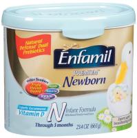 Enfamil美赞臣Newborn Infant formula Tub，0-3个月新生儿奶粉663g 