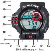 卡西欧Casio Men’s GDF100-1A G-Shock双重感应器运动腕表
