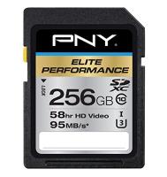 PNY 必恩威 Elite Performance 256GB SDXC存储卡（读95M/s、写65M/s）